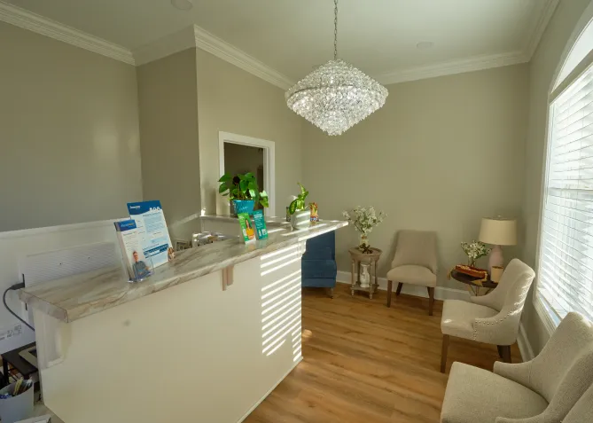 Look at the treatment room at Southern Prosthodontics in Saltillo, MS